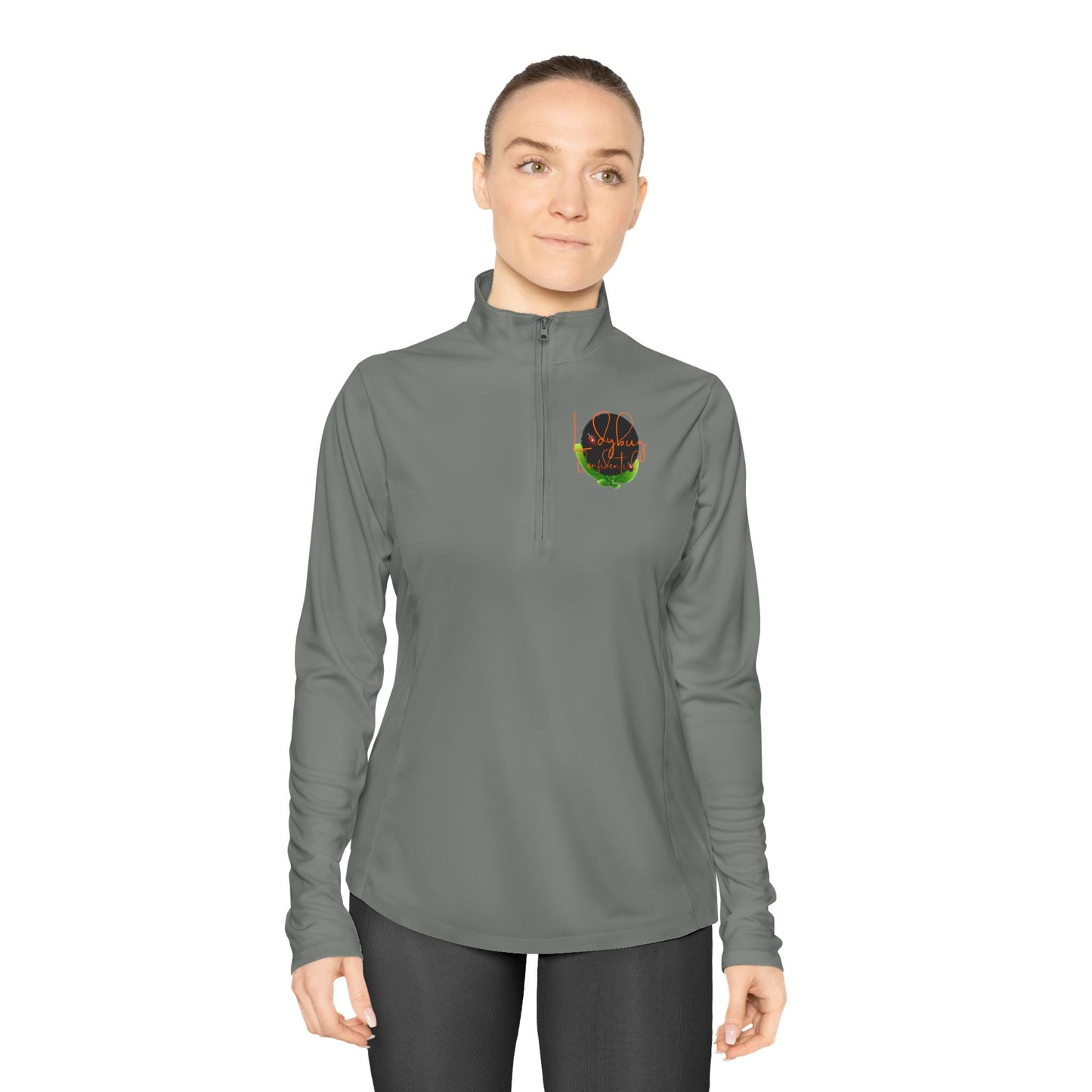 Ladybug Confidential Ladies Quarter-Zip Pullover