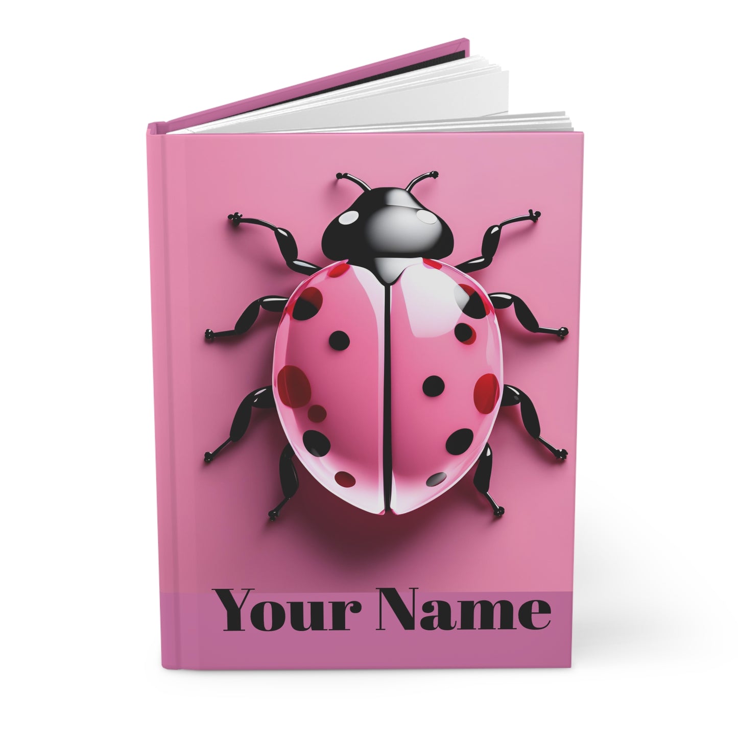 Ladybugs Go Pink! -Hardcover Journal