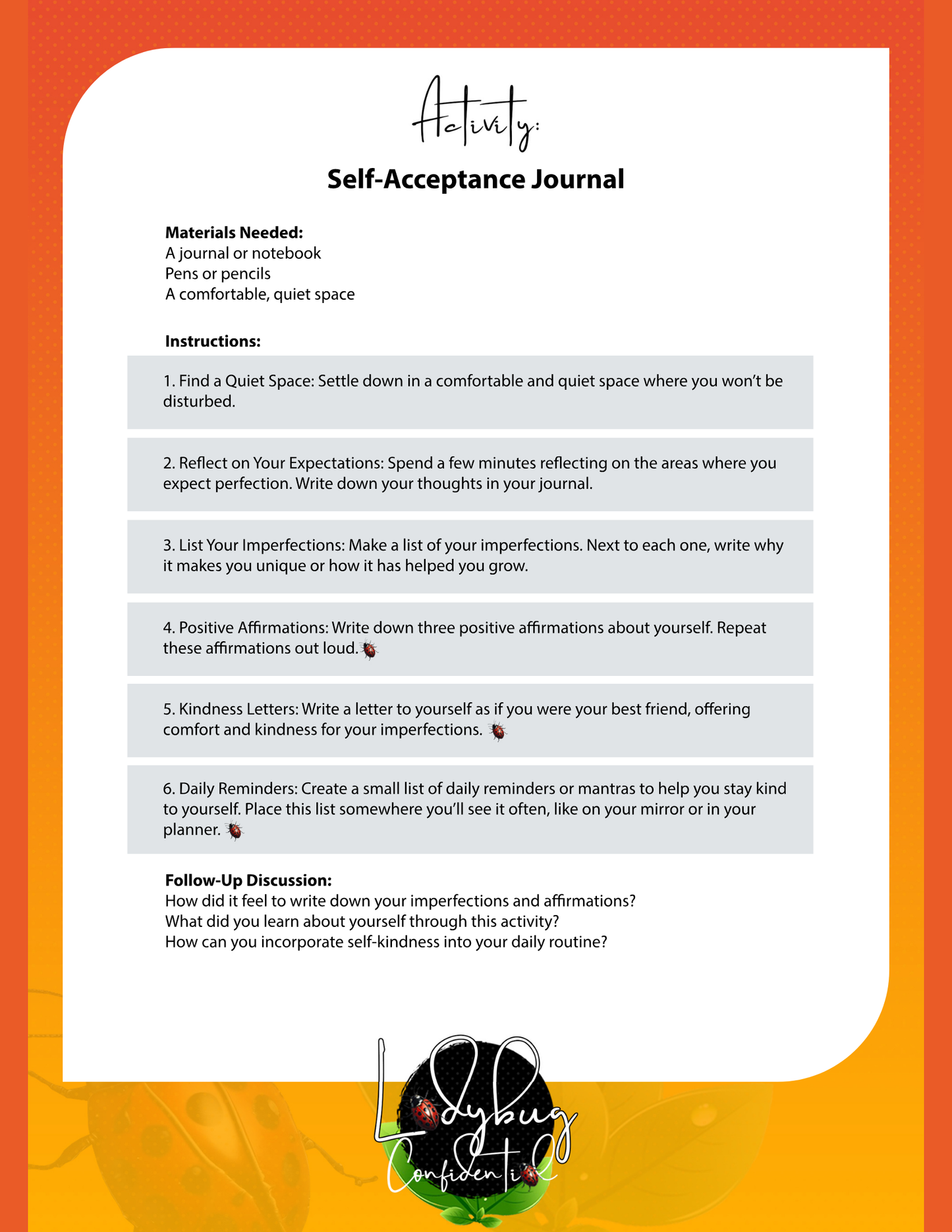 Flaws & All: Embracing Our Perfect Imperfections 🐞✨