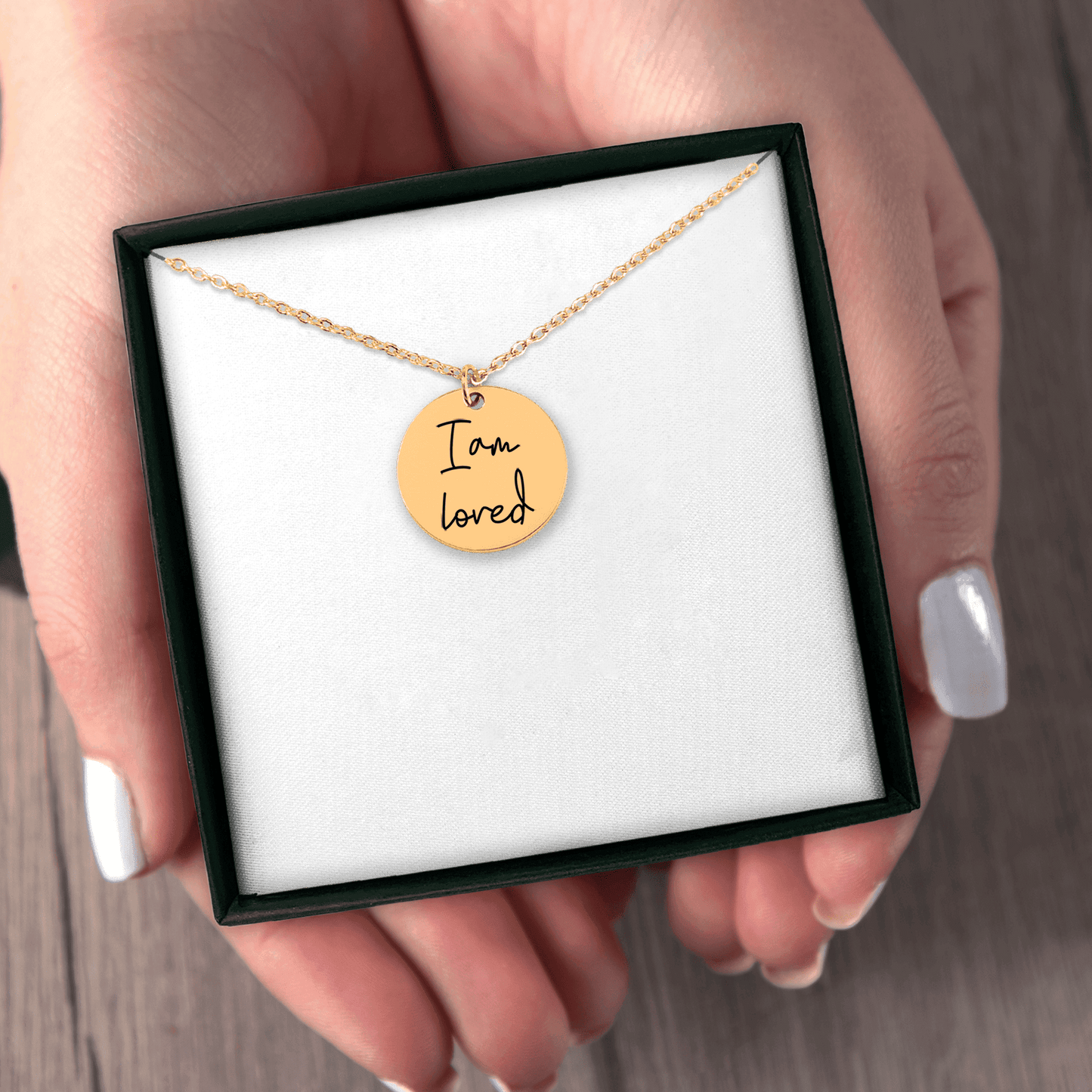 Ladybug Affirmations Coin Necklace