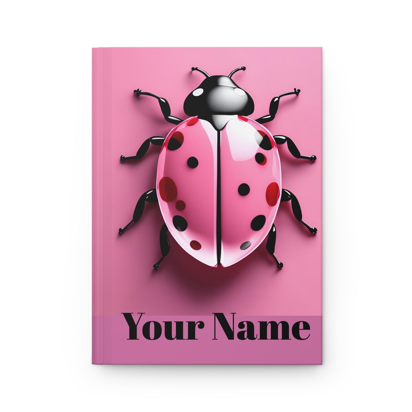 Ladybugs Go Pink! -Hardcover Journal