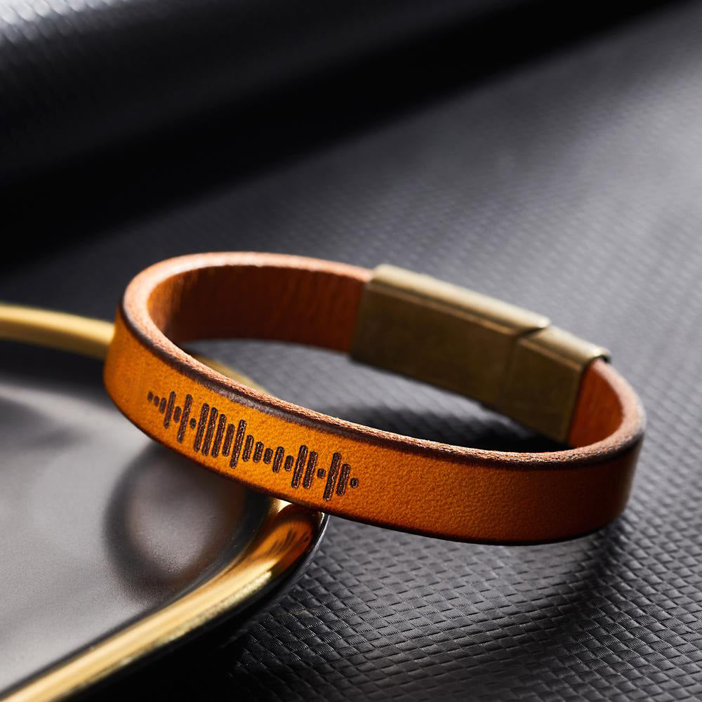 Ladybug Love Notes – Custom Engraved Music Code Bracelet