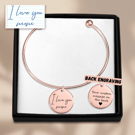 Ladybug Handwritten Bangle