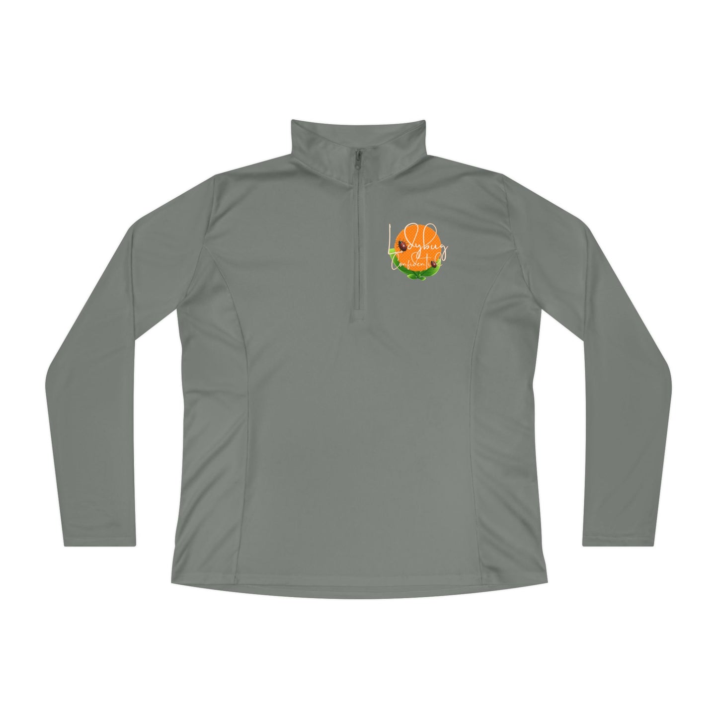 Ladybug Confidential Ladies Quarter-Zip Pullover