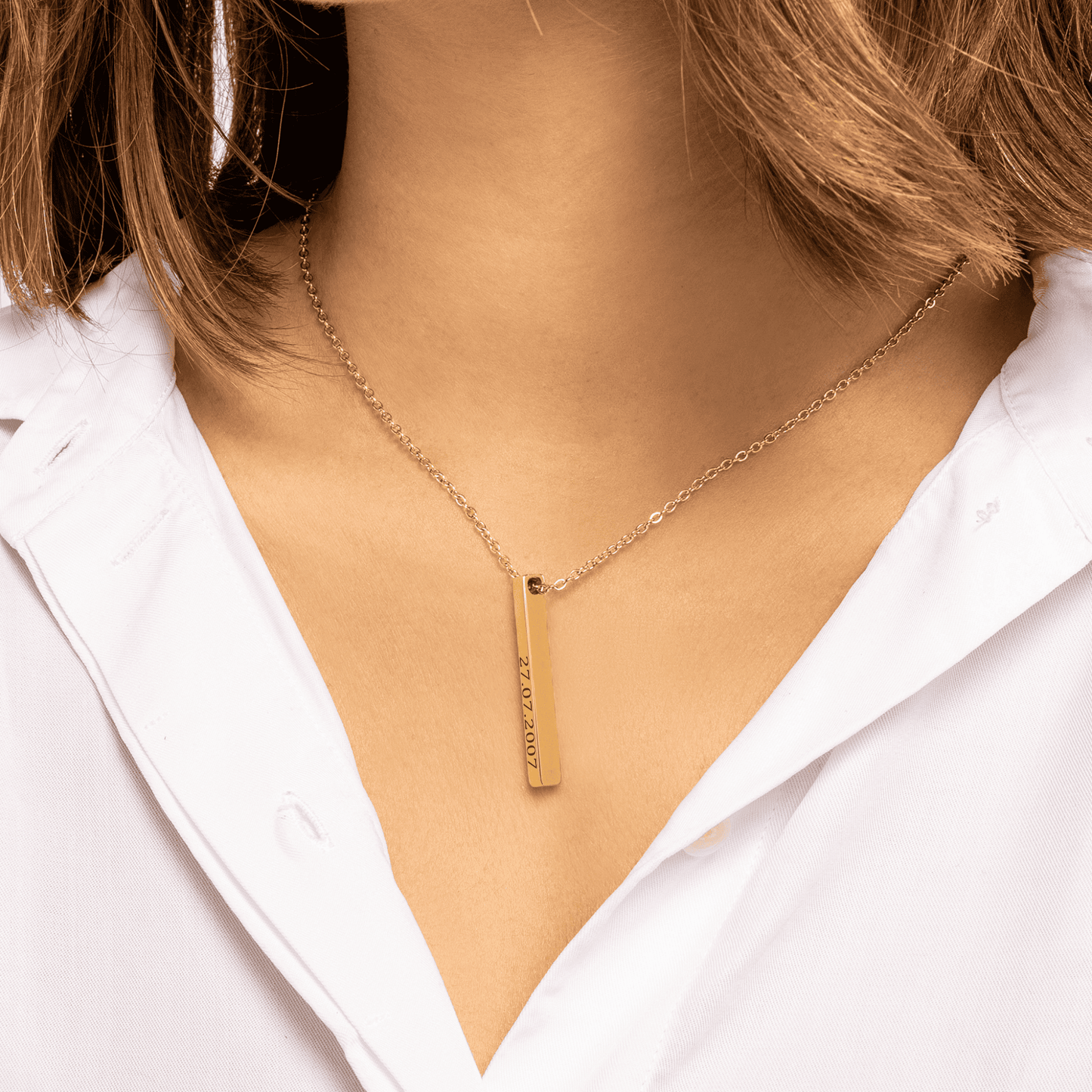 Ladybug Custom Date Necklace