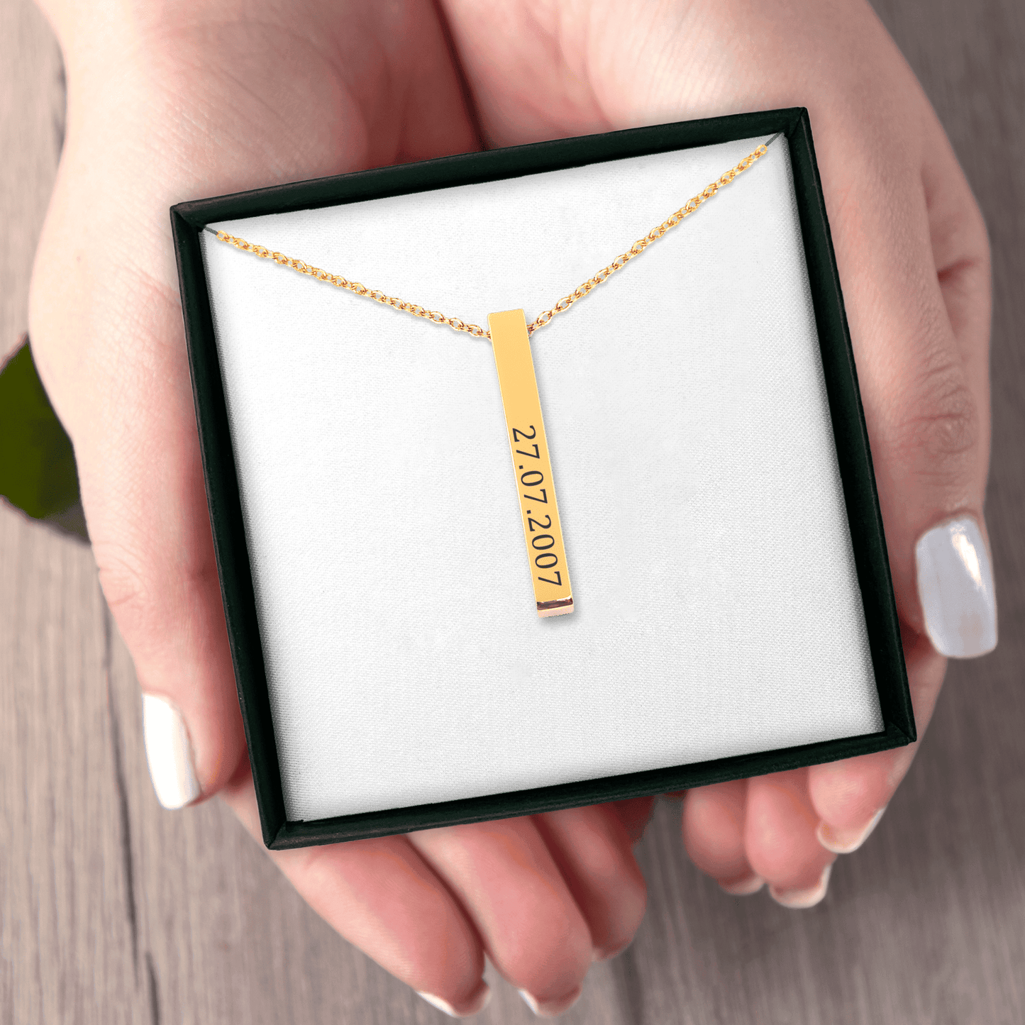 Ladybug Custom Date Necklace