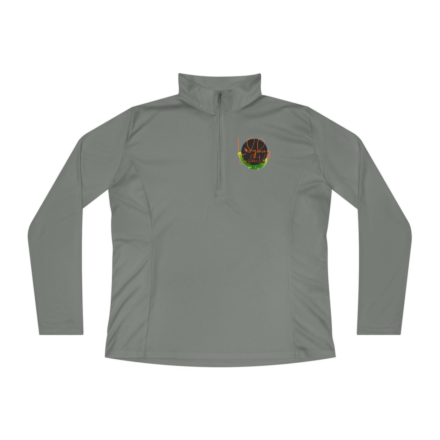Ladybug Confidential Ladies Quarter-Zip Pullover