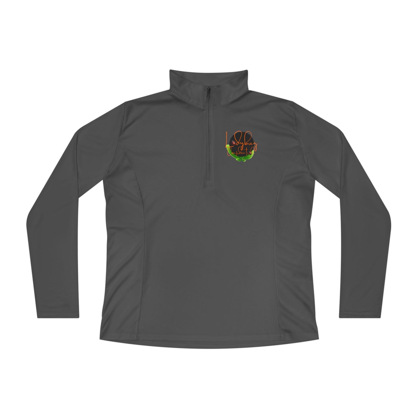 Ladybug Confidential Ladies Quarter-Zip Pullover