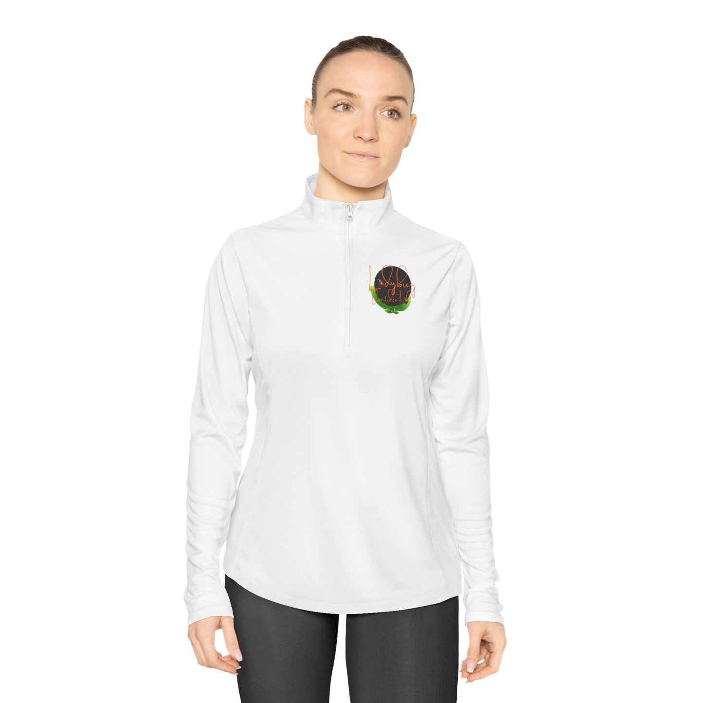 Ladybug Confidential Ladies Quarter-Zip Pullover