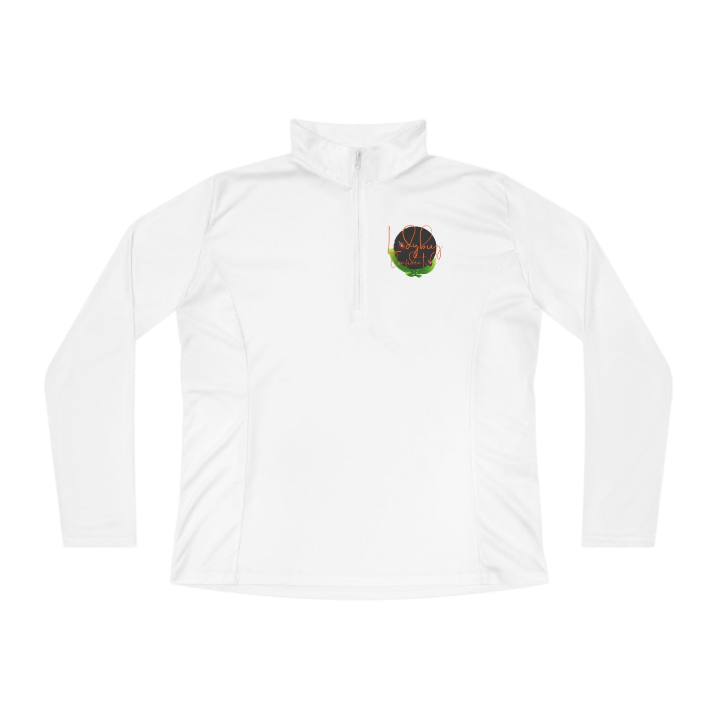 Ladybug Confidential Ladies Quarter-Zip Pullover