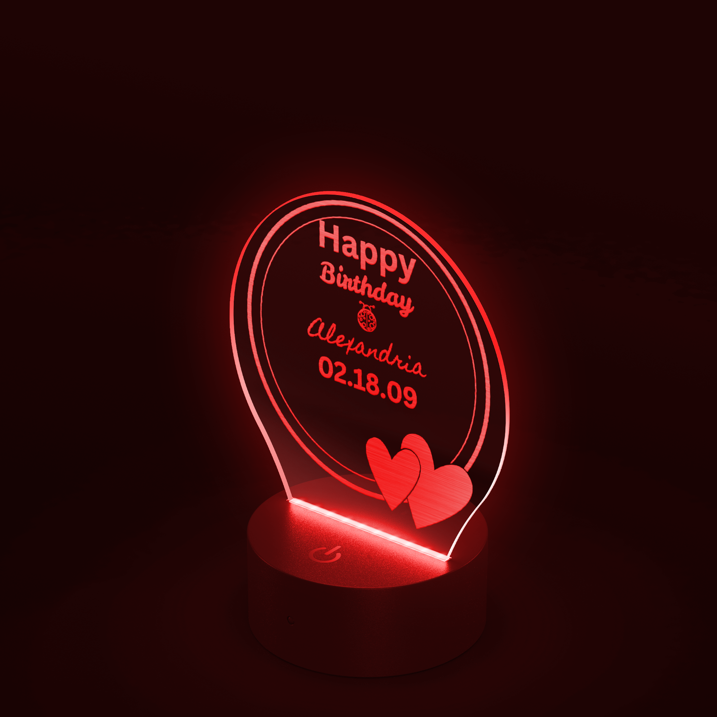 Glow_Up_Your_Birthday__Ladybug_LED_Ce_Circle_Dark_Angle_Red_Mockup.png