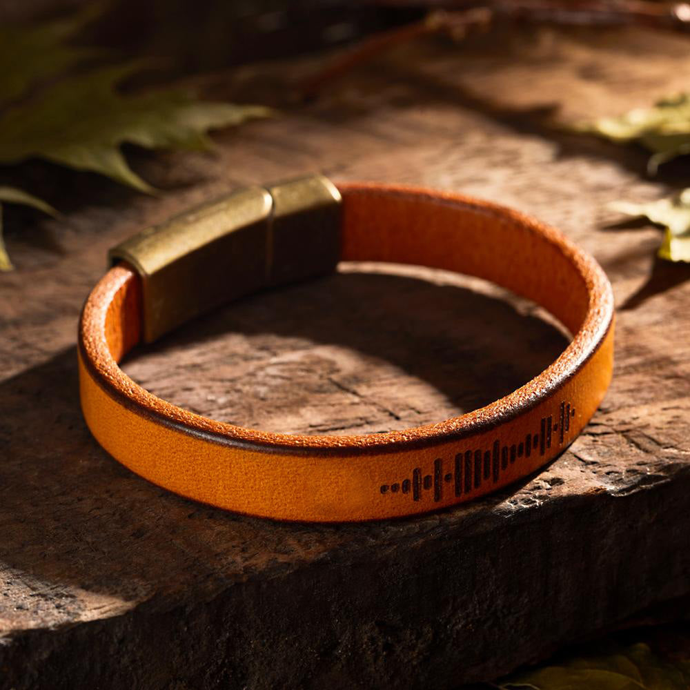 Ladybug Love Notes – Custom Engraved Music Code Bracelet