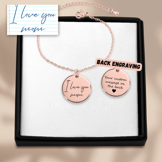 Ladybug Handwritten Bracelet