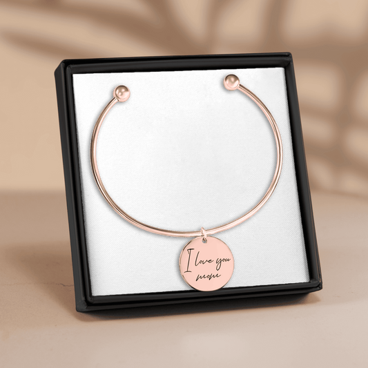 Ladybug Handwritten Bangle