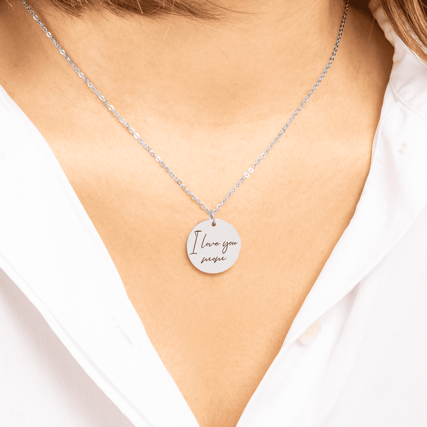 Ladybug Custom Handwritten Pendant